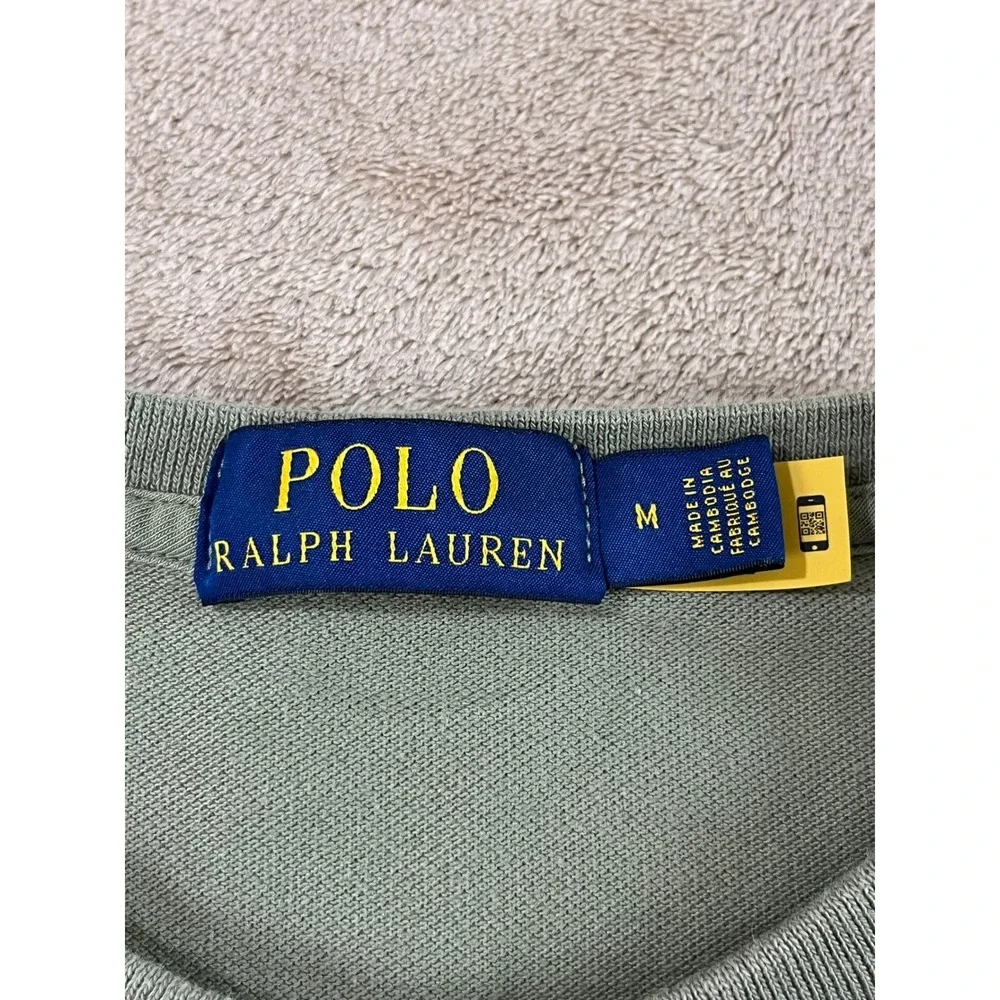 Polo Ralph Lauren Mens Pocket T Shirt‎ Green Casual Short Sleeve Top